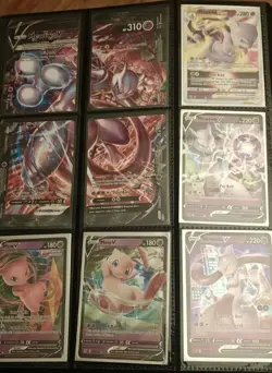 Pokemon MewTwo LOT 9 Cards - Image 1