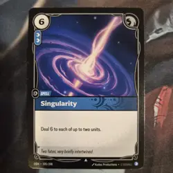 Riftbound Singularity card 105/298 Uncommon League of Legends - Image 1