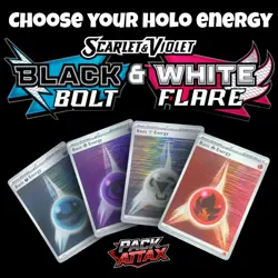 Pokemon TCG S&V Black Bolt White Flare Holo Energy Cards Choose Yours - Image 1