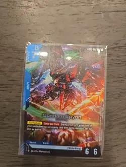 Gundam Card Game Gundam Epyon GD02-002 LR English - Image 1