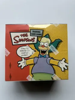 The Simpsons Booster Box Factory Sealed Wizards Of The Coast Trading Card Game - Image 1