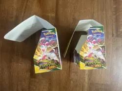 2x EMPTY Pokemon TCG Sword & Shield Evolving Skies Booster Boxes. No cards/packs - Image 4