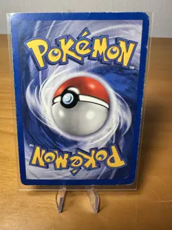 Pokemon TCG Alakazam Base Set 2 1/130 WOTC Vintage Unlimited Holo Swirl - Image 2