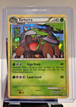 Torterra 10/95 Cracked Ice Holo Vintage 2010 Unleashed Rare Pokemon Card - Image 1