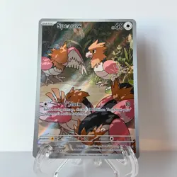 Spearow 151/132 Me01: Mega Evolution Holo Illustration Rare Pokemon Card NM - Image 1