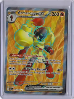 Armarouge ex 218/182 Paradox Rift Full Art NM Pokemon Trading Card - Image 1