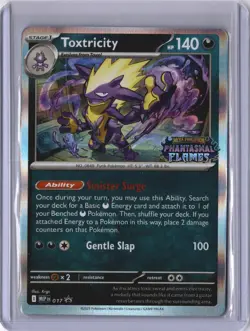 Toxtricity MEP 017 Phantasmal Flames Prerelease Promo MINT Pokemon Card - Image 2