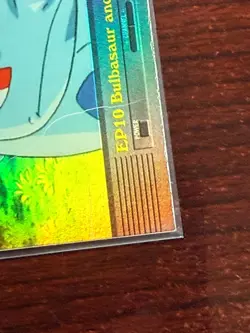 Pokemon Topps Card - EP10 Bulbasaur, the Hidden Village Blue Label Holo - Image 5