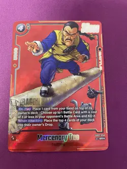 Mercenary Tao SB02-056 Alternate Art Manga Booster 02 Dragon Ball Card English - Image 1