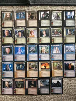 Lord Of The Rings TCG Series 1 The Fellowship Of The Ring MIXED RARES 29 CARDS - Image 1