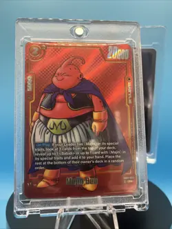 2 Pack Majin Buu SB01-03 Red Alt Art Dragon Ball Manga Booster Card Fusion Worl - Image 3
