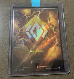 Body Rune - 126a/298 OGN Alternate Art English Riftbound Card - Image 1