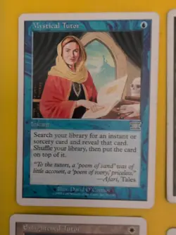6th Edition Tutor x4 Rare Instant MTG Card Mystical,Vamparic,Enlightened,worldly - Image 5