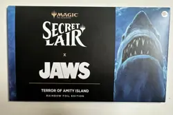 Secret Lair x JAWS: Terror of Amity Island Rainbow Foil Edition New Sealed - Image 1