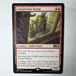 1x Conspicuous Snoop NM Eng MTG - Core Set 2021 - Image 1