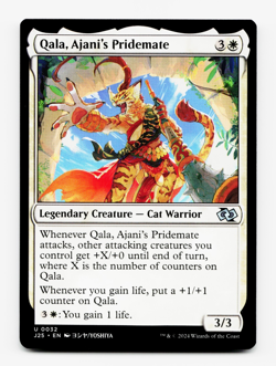 Qala, Ajani's Pridemate (Anime) - [Foundations Jumpstart] MTG Magic - NM/M ? - Image 1