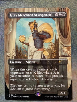 Gray Merchant of Asphodel Secret Lair Countdown Kit An Encyclopedia of Magic - Image 1