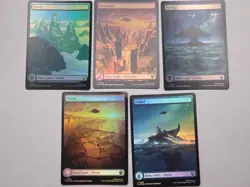 Full Art Land Set (1 of 2) FOIL - MTG Avatar: The Last Airbender TLA - Image 1
