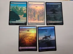 Full Art Land Set (1 of 2) FOIL - MTG Avatar: The Last Airbender TLA - Image 2