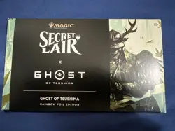MtG Secret Lair Ghost of Tsushima foil edition SEALED and In Hand - Image 1