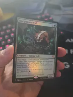 Magic The Gathering - Avatar: The Last Airbender-Badgermole Cub Mythic Foil - Image 3