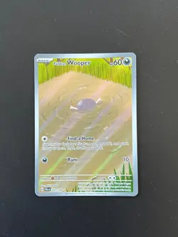 Paldean Wooper 221/193 SV Paldea Evolved Holo Illustration Rare Pokemon Card PC - Image 1