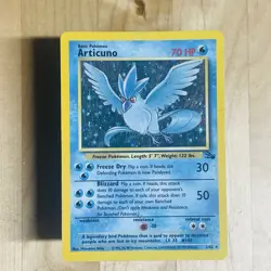 Vintage 1999 Articuno 2/62 Fossil Holo Rare English LP Pokemon TCG WOTC Card - Image 3