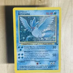 Vintage 1999 Articuno 2/62 Fossil Holo Rare English LP Pokemon TCG WOTC Card - Image 4