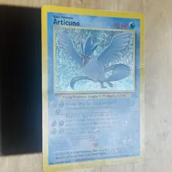 Vintage 1999 Articuno 2/62 Fossil Holo Rare English LP Pokemon TCG WOTC Card - Image 5