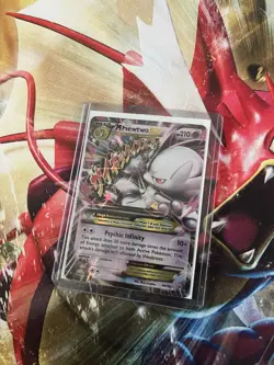 M Mewtwo EX 64/162 Pokemon XY BREAKthrough Ultra Rare MINT - Image 1
