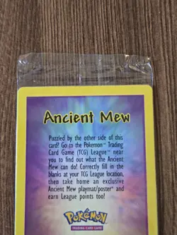 Ancient Mew Movie Promo New Factory Sealed 2000 Pokemon - Image 3