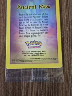 Ancient Mew Movie Promo New Factory Sealed 2000 Pokemon - Image 4