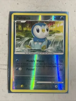 Pokemon TCG Piplup Platinum 85/127 Reverse Holo Common - Image 1