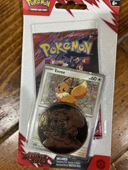 Pokemon Destined Rivals Lot Of 4 Checklane Blister Packs EEVEE + ZARUDE - NEW - Image 2