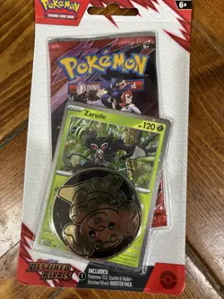 Pokemon Destined Rivals Lot Of 4 Checklane Blister Packs EEVEE + ZARUDE - NEW - Image 3