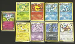 🔥Full Pokemon Eeveelution Set Black & White Promo BW87-BW94 & Sylveon All Holos - Image 2