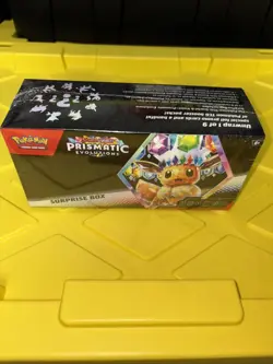Pokemon Prismatic Evolutions SURPRISE BOX CASE Factory Sealed 6 BOX CASE - Image 2