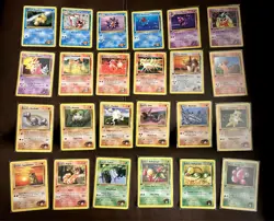 Vintage Pokemon Gym Heroes 1st edition common uncommon with Rare Brock Sandslash - Image 3