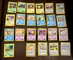 Vintage Pokemon Gym Heroes 1st edition common uncommon with Rare Brock Sandslash - Image 5