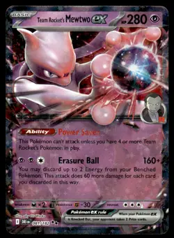 2025 Scarlet & Violet Series - Destined Rivals Team Rocket's Mewtwo ex Double - Image 1