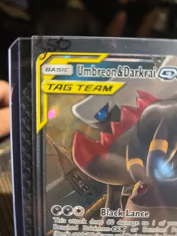 2019 Pokemon Sun And Moon Umbreon And Darkrai GX Unified Minds 125/136 - Image 5
