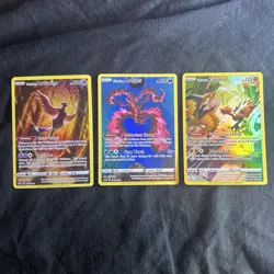 Pokemon TCG Galarian Birds Articuno Zapdos Moltres Crown Zenith Promo Set - Image 1