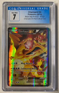 Pokemon TCG Black Star Promo - Charizard EX XY121 CGC Grade 7 - Image 1