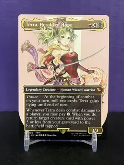 MTG Y'shtola, Night's Blessed+Terra, Herald Of Hope (Borderless) Regular NM/M - Image 4