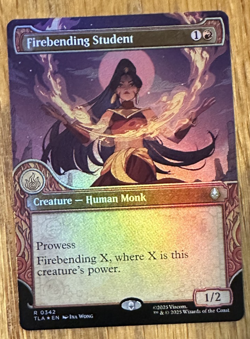 MTG Avatar: The Last Airbender, Firebending Student - Foil Showcase - Image 1