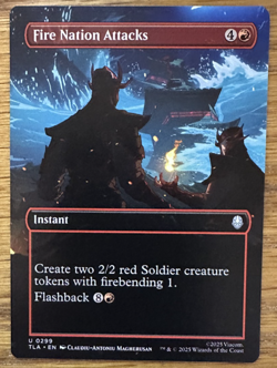 MTG Avatar: The Last Airbender, Fire Nation Attacks - Borderless - Image 1