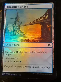 Razortide Bridge FOIL , Modern H 2 , NM , MTG, FREE SHIPPING - Image 1