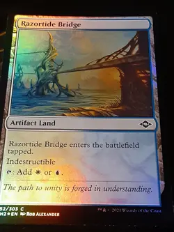 Razortide Bridge FOIL , Modern H 2 , NM , MTG, FREE SHIPPING - Image 2