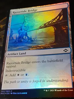 Razortide Bridge FOIL , Modern H 2 , NM , MTG, FREE SHIPPING - Image 3