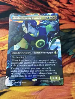 Azula, Cunning Usurper - Foil - Borderless Avatar MTG - Image 5